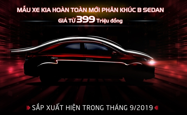 Kia Việt Nam chính thức nhận đặt hàng mẫu xe mới trong phân khúc B-Sedan