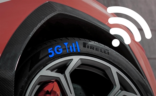 Lốp xe thông minh sử dụng 5G để giao tiếp với người lái