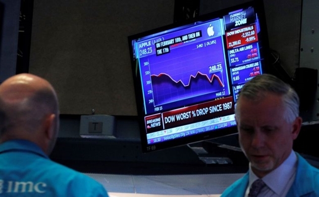 Dow Jones lao dốc gần 10%, giảm mạnh nhất từ 