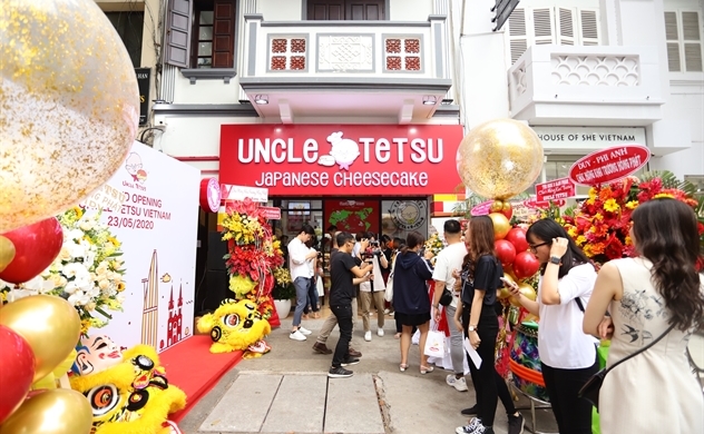 Thương hiệu bánh Nhật Uncle Tetsu nhượng quyền cửa hàng đầu tiên tại Việt Nam