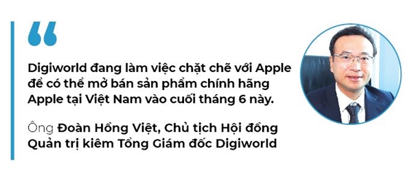 Them Digiworld,  Apple tinh lon o Viet Nam