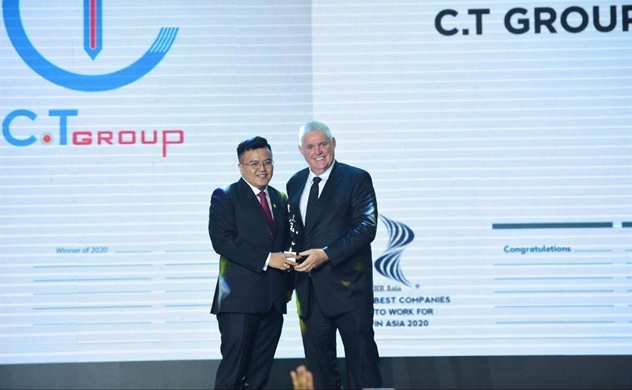 C.T Group receives “Best Company to Work For in Asia” Award