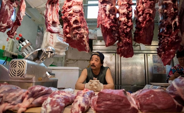 Dự trữ thịt lợn của Trung Quốc đang cạn kiệt