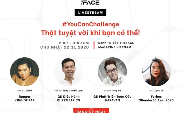 Chiến dịch kêu gọi thử thách bản thân với hashtag #YouCanChallenge nhận được sự hưởng ứng tích cực của các bạn trẻ