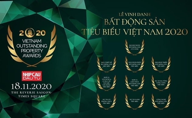 Lễ Vinh danh Bất động sản tiêu biểu Việt Nam 2020
