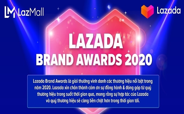 Lazada công bố giải thưởng Lazada Awards, vinh danh 12 thương hiệu đối tác nổi bật trong năm 2020