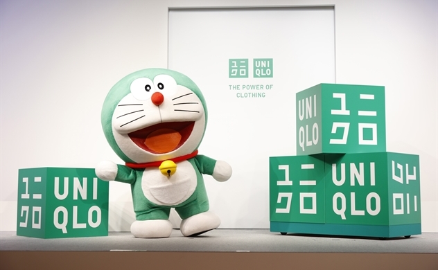 UNIQLO chọn Doraemon xanh lá làm đại sứ toàn cầu về phát triển bền vững