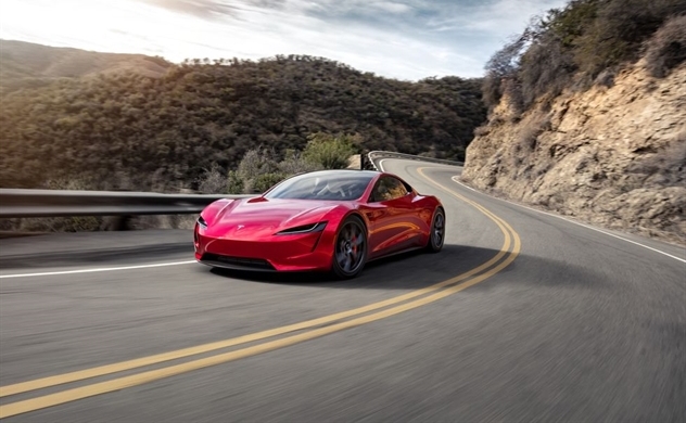 Ảnh đồ họa Tesla Roadster đẹp mê hồn