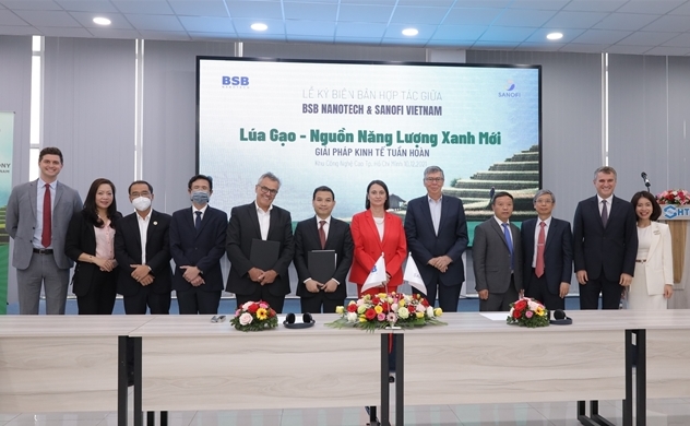 Sanofi Việt Nam và BSB Nanotech ký kết hợp tác cho dự án “Lúa gạo – Nguồn năng lượng xanh mới”