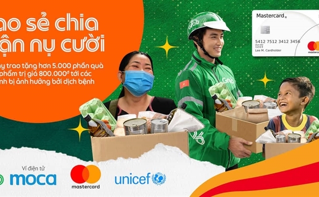 Mastercard và Grab Việt Nam hợp tác trao tặng gói hỗ trợ cho trẻ em và các gia đình bị ảnh hưởng bởi đại dịch