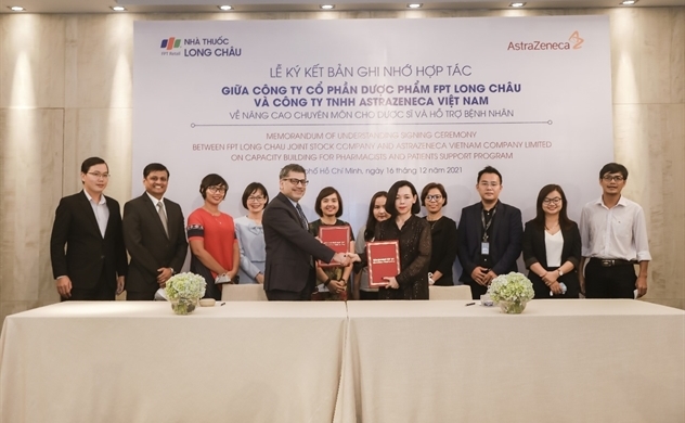 FPT Long Châu và AstraZeneca hợp tác tăng cường chăm sóc sức khoẻ người Việt