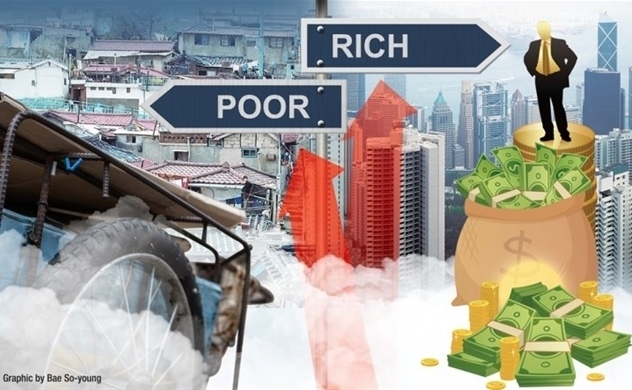 Khoảng cách giàu nghèo ngày càng "nới rộng" ở Hàn Quốc