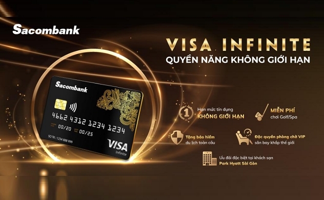 Sacombank Visa Infinite – Quyền năng không giới hạn