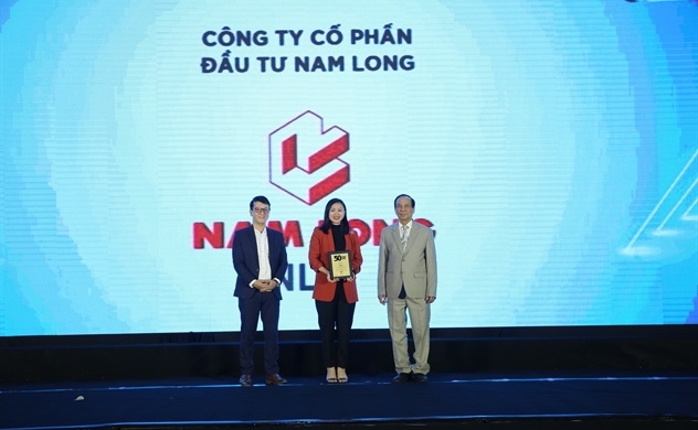 Tập đoàn Nam Long (HOSE: NLG) tiếp tục là 1 trong 50 công ty kinh doanh hiệu quả nhất Việt Nam 2021