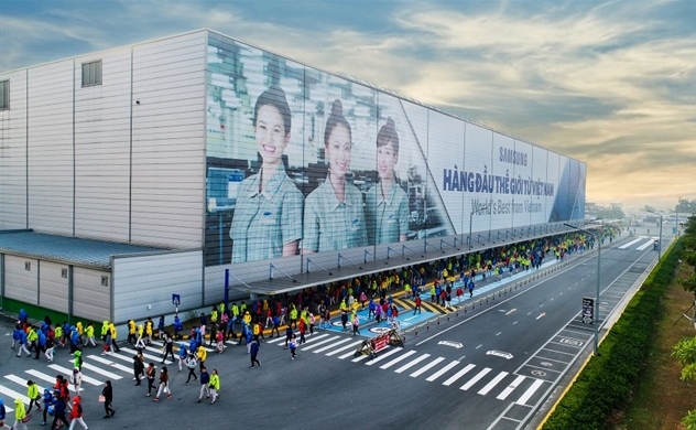 Samsung Vietnam’s 2021 revenue hits $74.2 bln, up 14%