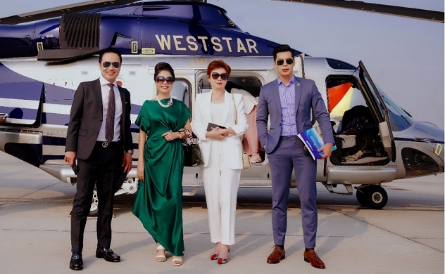 NovaWorld Phan Thiet khởi động tour trải nghiệm dự án bằng trực thăng