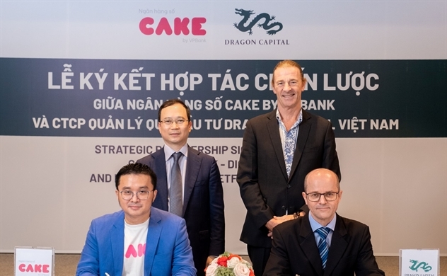 CAKE by VPBank & Dragon Capital sign cooperation agreement: Easy, safe investment with CAKE from 10,000VND