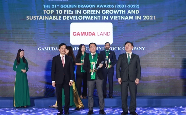 Gamuda Land được vinh danh tại Lễ trao giải Rồng Vàng 2022