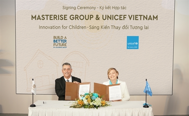 Masterise Group hợp tác với UNICEF thực hiện nhiều sáng kiến cho tương lai của trẻ em Việt Nam