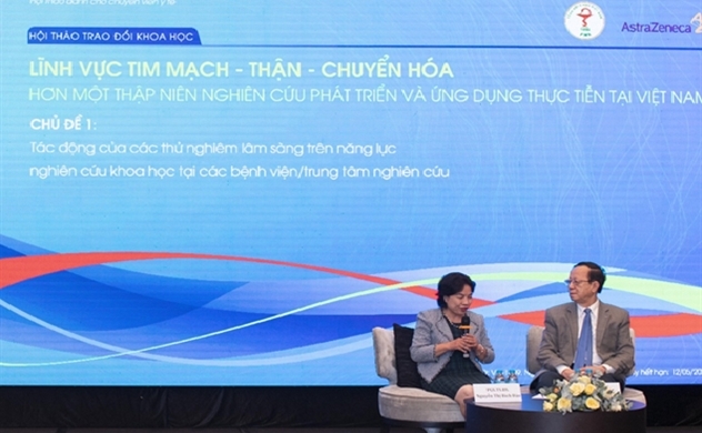 Hội thảo "Lĩnh vực Tim mạch - Thận - Chuyển hóa - Hơn một thập niên nghiên cứu phát triển và ứng dụng thực tiễn tại Việt Nam”