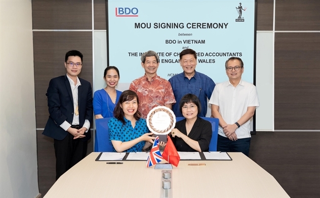 ICAEW và BDO Việt Nam ký kết hợp tác về đào tạo và phát triển nguồn nhân lực chất lượng cao