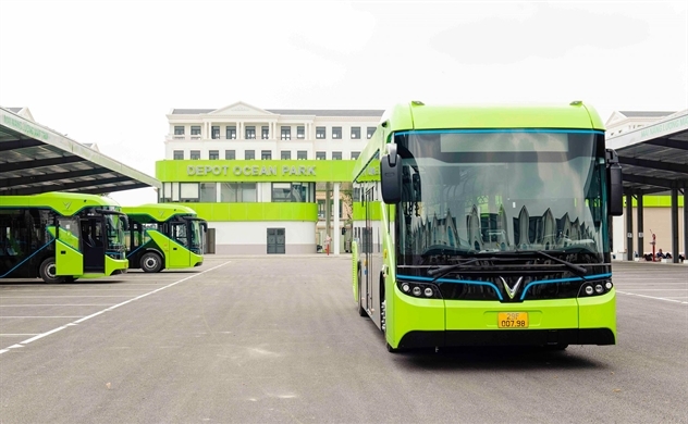 Năm 2025, toàn bộ xe buýt đô thị tại Việt Nam sẽ dùng năng lượng xanh