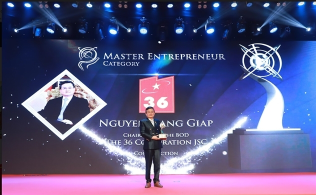 Chủ tịch HĐQT Tổng công ty 36  nhận giải “Doanh nhân xuất sắc châu Á 2021” từ Enterprise Asia