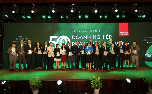 50 typical sustainability firms honored by Nhip Cau Dau Tu magazine