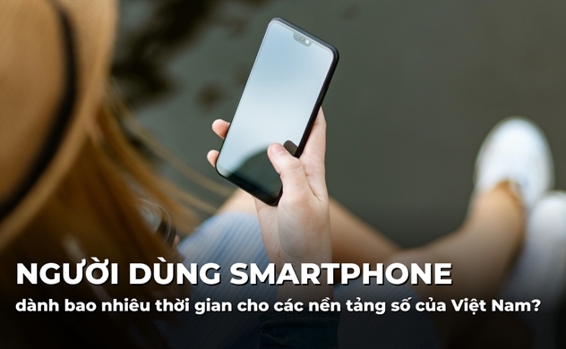 Người dùng smartphone dành bao nhiêu thời gian cho các nền tảng số của Việt Nam?