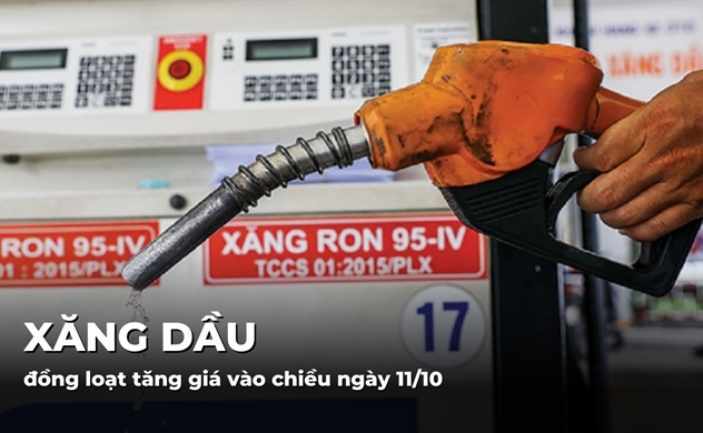 Xăng dầu đồng loạt tăng giá