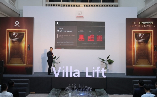 Schindler Việt Nam ra mắt dòng thang máy Villa Lift