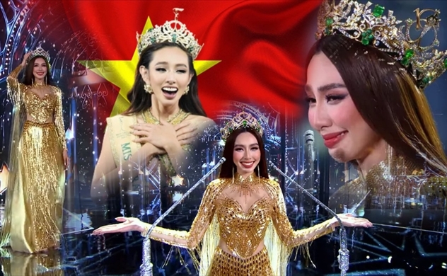 Hoa hậu Thùy Tiên nói 4 thứ tiếng trong bài phát biểu kết thúc nhiệm kỳ Miss Grand International