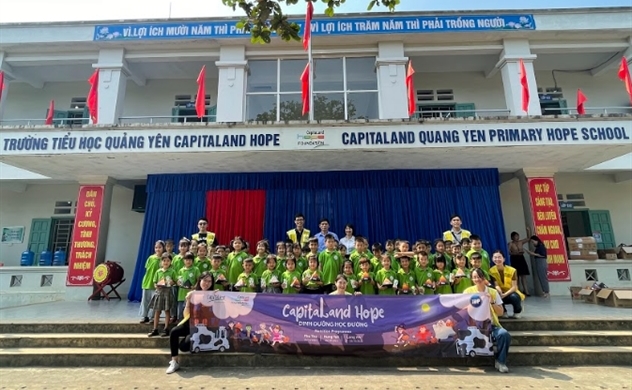 CapitaLand Development đóng góp hơn 2,8 tỉ đồng hỗ trợ 3000 học sinh tại Việt Nam