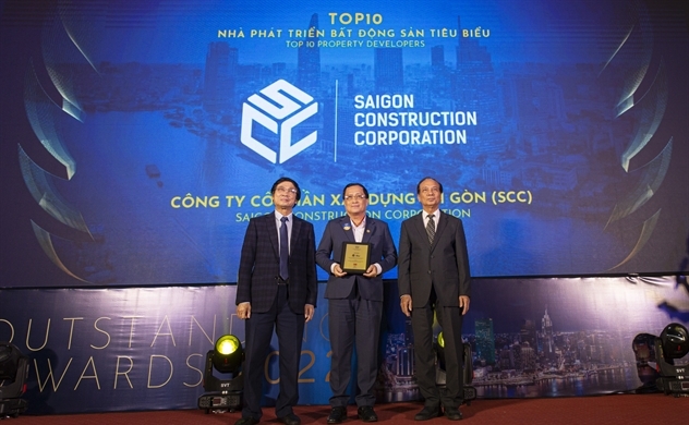SCC được vinh danh Top 10 Nhà phát triển Bất động sản Tiêu biểu Việt Nam 2022