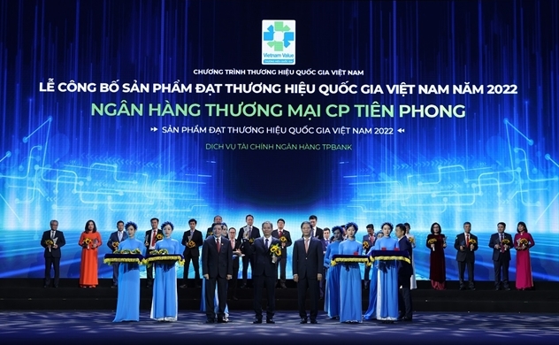 TPBank lần đầu tiên được vinh danh Thương hiệu Quốc gia Việt Nam 2022