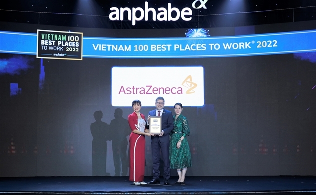 AstraZeneca được vinh danh "Nơi Làm Việc Tốt Nhất Việt Nam" trong 4 năm liên tiếp
