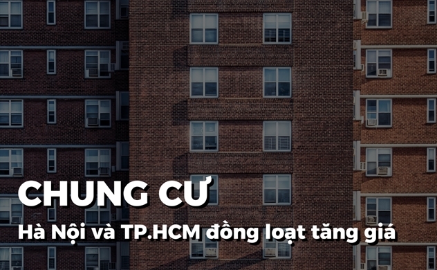 Giá chung cư ở Hà Nội và TP.HCM đều tăng
