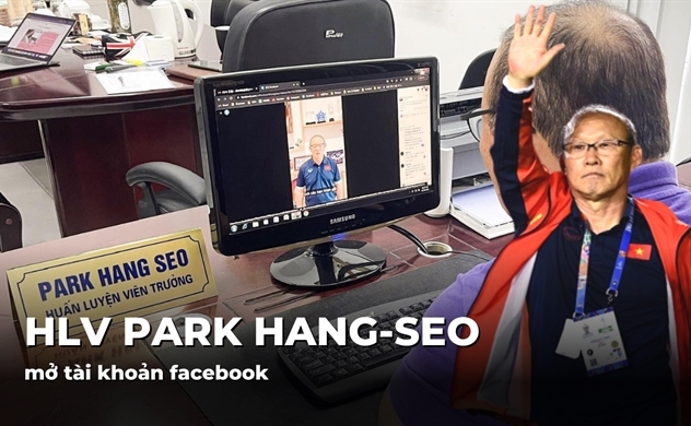 HLV Park Hang-seo mở tài khoản facebook