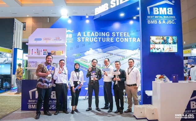 BMB Steel tham gia triển lãm Infrastructure Connect 2022 tại Jakarta, Indonesia