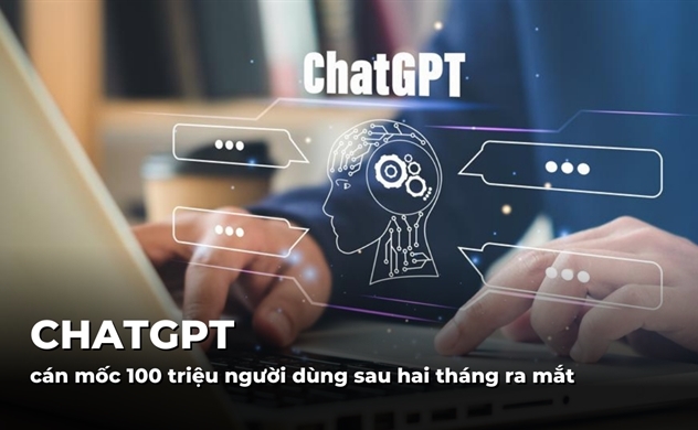 ChatGPT cán mốc 100 triệu người dùng sau hai tháng ra mắt