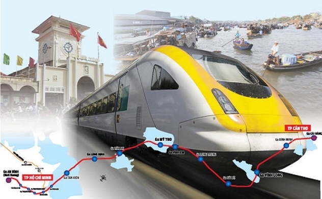 TP.HCM đề xuất tuyến đường sắt Sài Gòn - Cần Thơ
