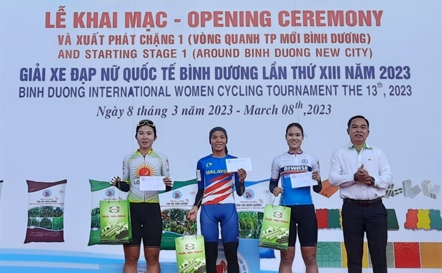 Năm thứ 12 Nhựa Tiền Phong đồng hành cùng giải đua xe đạp nữ