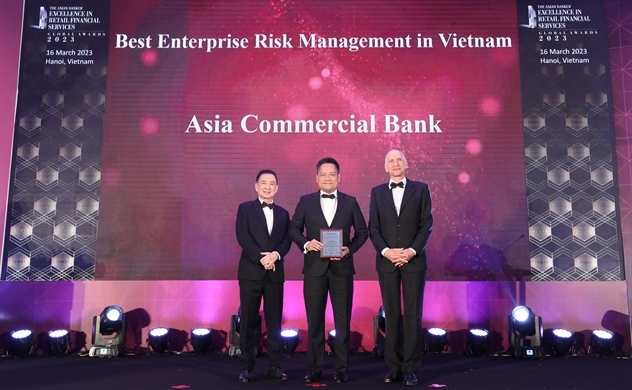 ACB nhận giải Ngân hàng quản trị rủi ro tốt nhất Việt Nam 2023