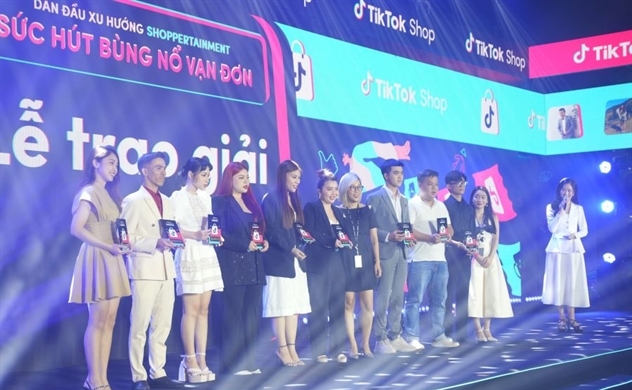 Các nhà sáng tạo nội dung và đối tác nổi bật được vinh danh tại TikTok Shop Vietnam Summit