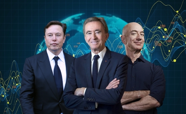[Infographic] Top 10 người giàu nhất thế giới