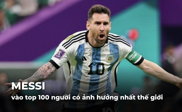 Messi vào Top 100 người có ảnh hưởng nhất thế giới