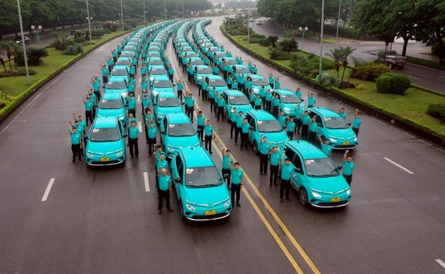 Hãng taxi điện đầu tiên của Việt Nam chính thức hoạt động
