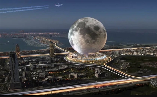 Dự án bất động sản mô phỏng mặt trăng trị giá 5 tỉ USD của Dubai