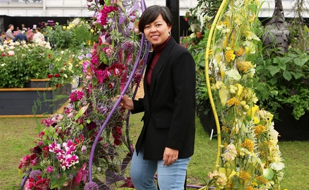 Người Việt đầu tiên đạt giải tại triển lãm hoa danh giá nhất thế giới