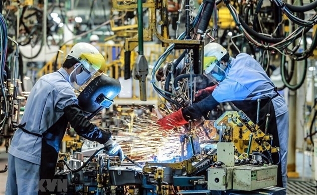 May's Industrial Production Index rose by 2.2% from April